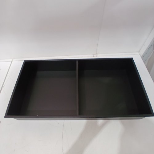 FIESONO STAINLESS STEEL SHOWER NICHE STORAGE SHELF - 25'' X 13'' - MATTE BLACK image 2