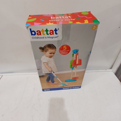 BATTAT KID'S CLEANING PRETEND PLAY KIT SWEEP N' CLEAN - MULTICOLOR (MODEL: BT4732CIZ) image 4
