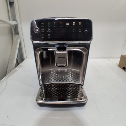 PHILIPS 4400 SERIES LATTEGO FULLY AUTOMATIC ESPRESSO MACHINE WITH BUILT-IN GRINDER & MILK FROTHER - BLACK/CHROME (MODEL: EP4447/90) image 3
