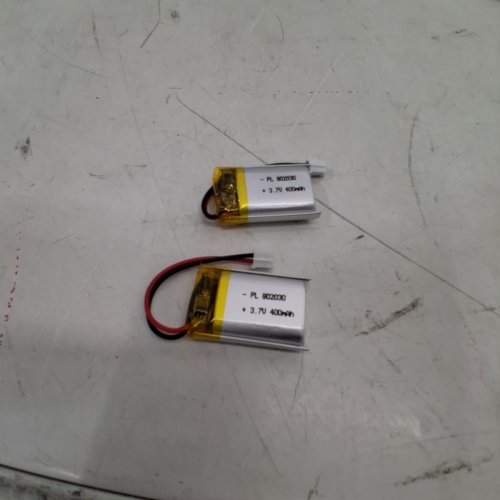 2 AKZYTUE LIPO BATTERY WITH JST PH 2.0MM 2-PIN CONNECTOR - 3.7V, 400MAH - GREY (MODEL: 802030) image 2