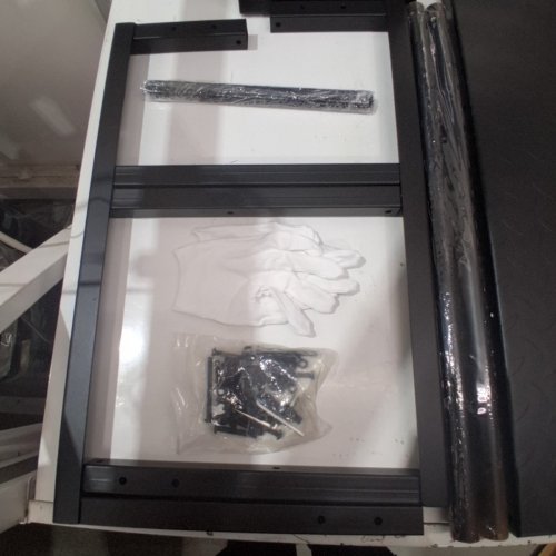 NILIGHT 2-STEP RV STAIR LADDER WITH HANDRAIL - BLACK image 4