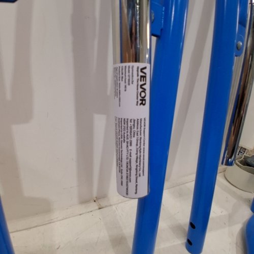 KIDS FOLDING GYMNASTICS TRAINING BARS - 140LBS CAP - 42.5" X 59.1" X 53.1" - BLUE image 2