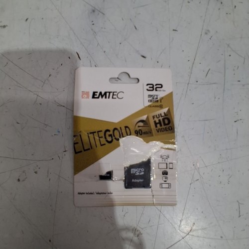 EMTEC ELITE GOLD CARD & ADAPTER - 90MB - 32GB (MODEL:ECMSDN32GHC10GP) image 2