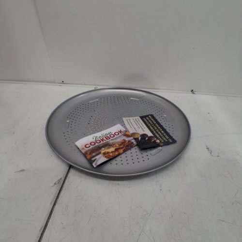 EMPORIO KITCHEN NON-STICK PIZZA PAN WITH PERFORATED HOLES - 16" ROUND - SILVER (MODEL: EMPPIZ01456) image 2