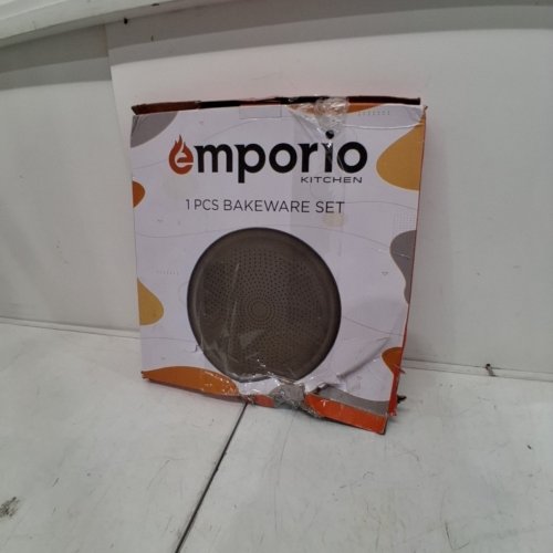 EMPORIO KITCHEN NON-STICK PIZZA PAN WITH PERFORATED HOLES - 16" ROUND - SILVER (MODEL: EMPPIZ01456) image 5