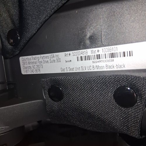 CYBEX GAZELLES S SEAT UNIT FOR GAZELLE S DOUBLE STROLLER - BLACK (MODEL:522004819) image 5