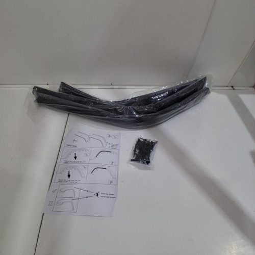 4PC Z8 FENDER FLARES COMPATIBLE WITH 2020-2024 JEEP WRANGLER GLADIATOR JT SPORT & WILLYS (NOT FIT 4XE) - BLACK image 3