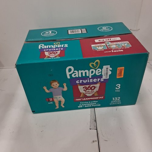 132PK PAMPERS PULL ON CRUISERS 360° 100% LEAKPROOF FIT DISPOSABLE BABY DIAPERS - SIZE 3 (16 - 28LBS) image 2