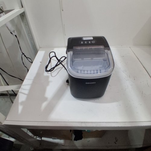 EUHOMY COUNTERTOP ICE MAKER - MAKES 26LBS/DAY - BLACK (MODEL: IM-06D) image 3