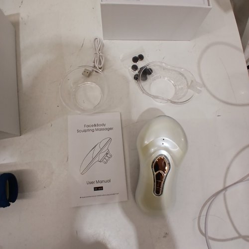 FACE & BODY SCULPTING MASSAGER - WHITE (MODEL: YN-603) image 4
