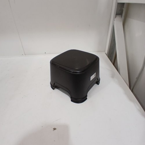 2PK DURABLE STACKABLE PLASTIC STEP STOOLS - BLACK image 4