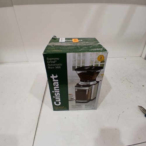 CUISINART AUTOMATIC 18-POSITION BURR COFFEE GRINDER - 18 CUP CAPACITY - STAINLESS STEEL (MODEL: DBM-8C) image 6