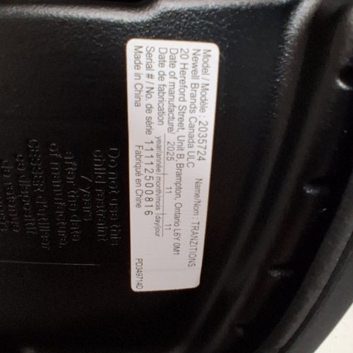 GRACO TRANZITIONS 3-IN-1 HARNESS/HIGHBACK/BACKLESS BOOSTER CAR SEAT - 100LBS MAX/CAP - PROOF/BLACK (MODEL: 2035724) image 2