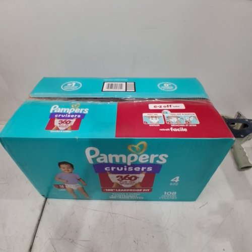 108PK PAMPERS PULL ON CRUISERS 360° FIT GAP-FREE FIT DISPOSABLE BABY DIAPERS - SIZE 4 (22LB- 37LB) image 3