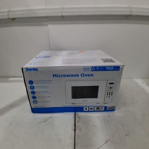 DANBY COUNTERTOP MICROWAVE - 0.7 CU. FT. - WHITE (MODEL: DBMW0721BWW) image 7