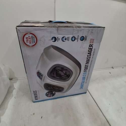 HOMEDICS SHIATSU AIR 2.0FT MASSAGER WITH HEAT - WHITE AND GRAY (MODEL: FMS-351HJ) image 4