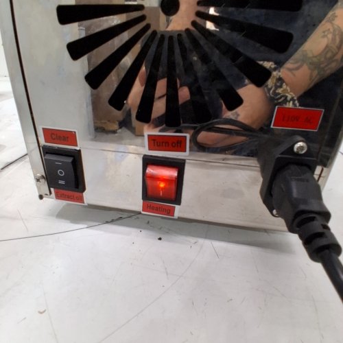 GARVEE STAINLESS STEEL OIL PRESS MACHINE - 110 V AC 60HZ; 1600 RPM MOTOR; 64 RPM OUTPUT - SILVER (MODEL: XS-420) image 2