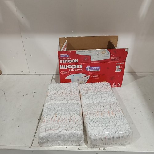 84PK HUGGIES LITTLE MOVERS DIAPERS - SIZE 6 (35+ LBS) image 2