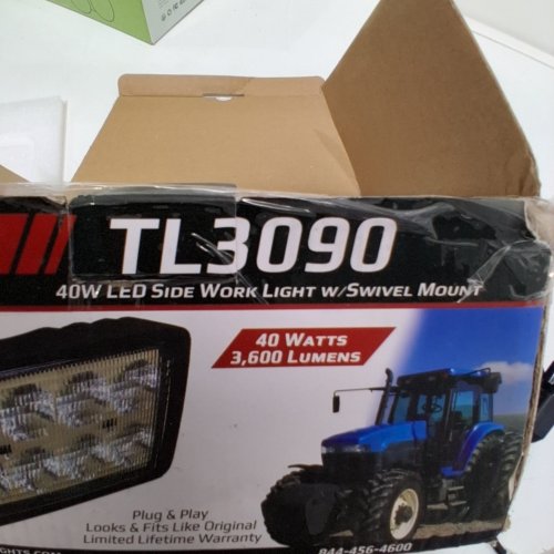 TIGER LIGHTS LED SIDE WORK LIGHT WITH SWIVEL MOUNT - 40W / 3,600 LM - BLACK (MODEL: TL3090) image 4