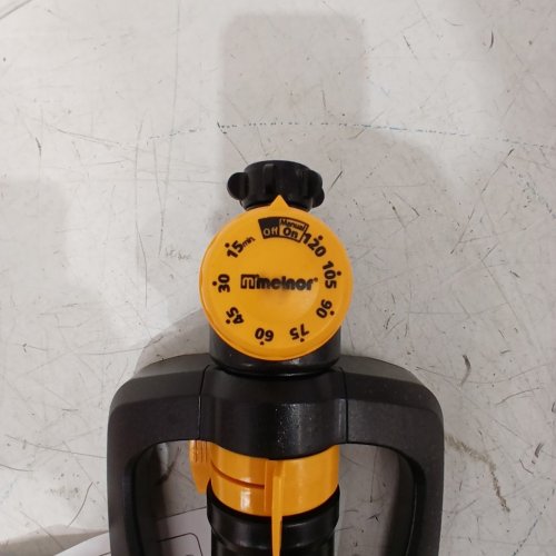 MELNORXT 2-WAY ADJUSTABLE TURBO OSCILLATING SPRINKLER - YELLOW/BLACK (MODEL : 65133AMZ) image 3