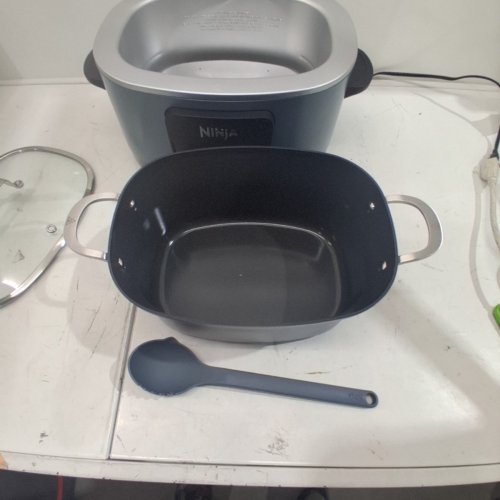 NINJA FOODI POSSIBLECOOKER PRO 8-IN-1 MULTI-COOKER - 8.8QT CAP - SEA SALT GREY (MODEL: MC1001C) image 5