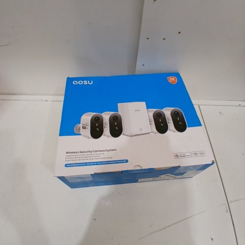4PK AOSU WIRELESS SECURITY CAMERA SYSTEM - 2K, 32GB MEMORY - WHITE (MODEL: H2L2D) image 5