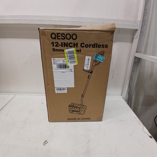QESOO CORDLESS 12-INCH SNOW SHOVEL - 12" CLEANING WIDTH - RED AND BLACK (MODEL: WRSSMWK) image 5