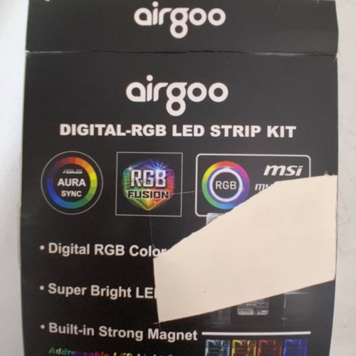 2PK AIRGOO DIGITAL-RGB LED STRIP KIT - 16" - WHITE image 2