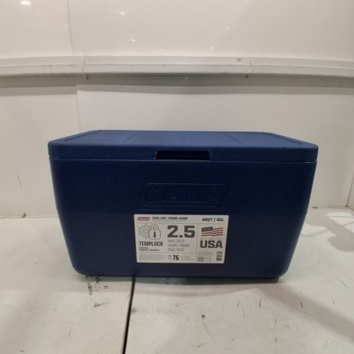 COLEMAN PORTABLE CHILLER CHEST COOLER - 45L - BLUE image 2