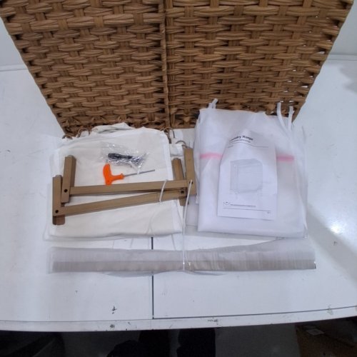 SETVSON MODERN HAND-WOVEN RATTAN WICKER LAUNDRY HAMPER - 132 LITRES - BEIGE/BROWN(MODEL: XHLH-01-NL) image 3