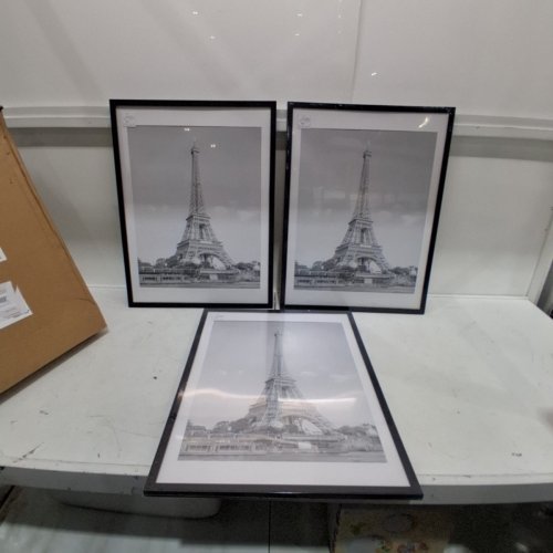 3PK MODERN PICTURE FRAME SET - 24" X 36" - BLACK image 2