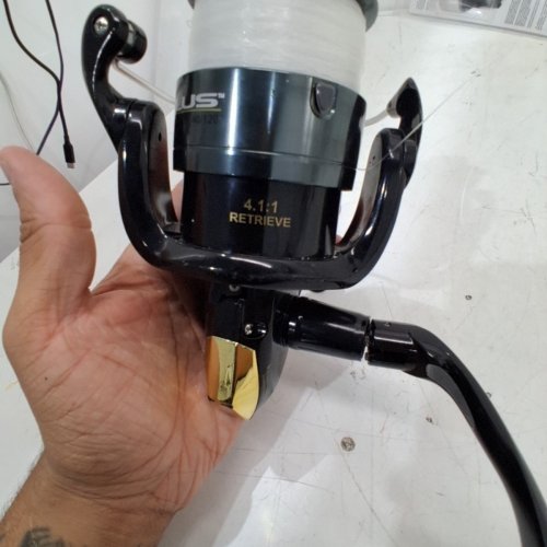 BPS POWER PLUS SPINNING REEL - 4.4:1 GEAR RATIO- BLACK (MODEL: P8090S) image 4