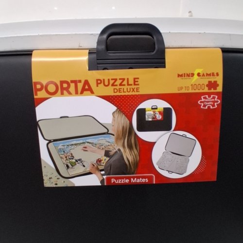 PORTAPUZZLE DELUXE JIGSAW PUZZLE STORAGE AND TRANSPORT - 1000 PIECE - TAN/BLACK image 2
