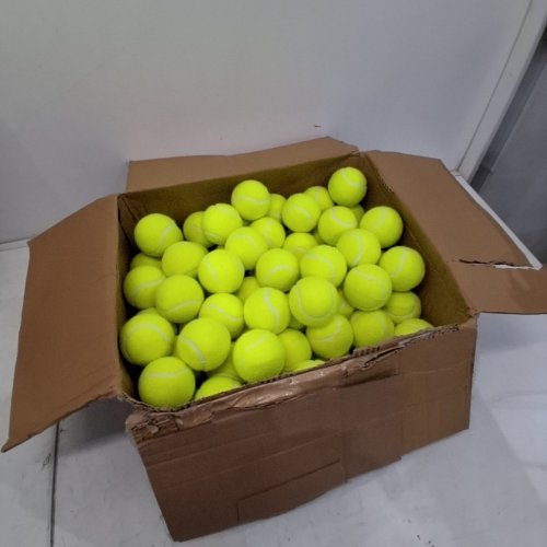 100PK FUZZY TENNIS BALLS - GREEN image 2