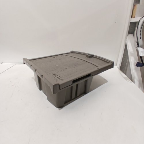 SUNCAST HOSE HANGER CABINET - 150FT HOSE CAPACITY - GREY image 2