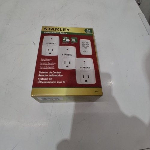 3PK STANLEY WIRELESS REMOTE SYSTEM - 100FT - WHITE (ITEM: 56316) image 2