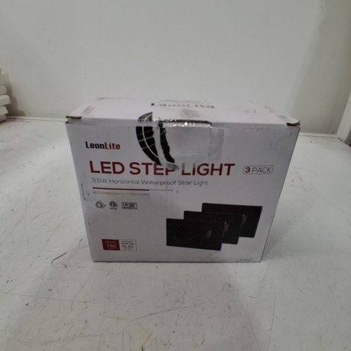 3PK LEONLITE LED INDOOR OUTDOOR DIMMABLE STAIR STEP LIGHTS - 150LM - 3.5W - 120V - 5CCT - 2.9" X 4.7" - BRONZE (MODEL: SV240098-6PM) image 4