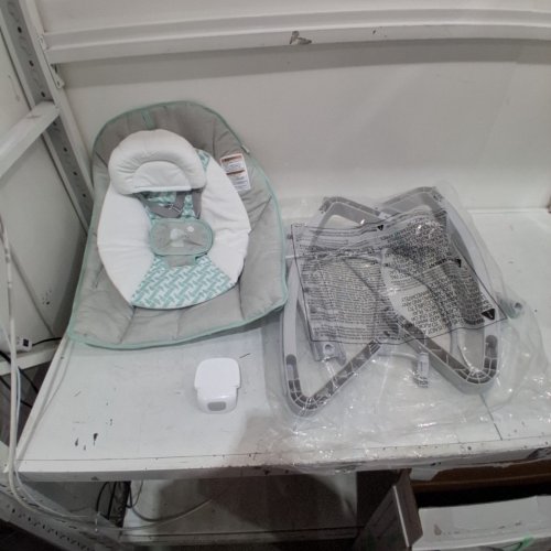 INGENUITY KEEP COZY 3-IN-1 GROW WITH ME VIBRATING BABY BOUNCER SEAT & ROCKER - 6-40LBS - BLUE/GREY image 3