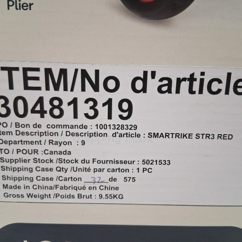 SMARTRIKE STR3 6-STAGE FOLDING STROLLER-TRIKE WITH TOUCH STEERING TECHNOLOGY - RED/BLACK (MODEL: 5021533 / 30481319) image 3