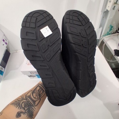 MEN'S SKECHERS ARCH COMFY 2.0 SLIP ON SNEAKERS - 12 - BLACK (STYLE:1998912) image 3