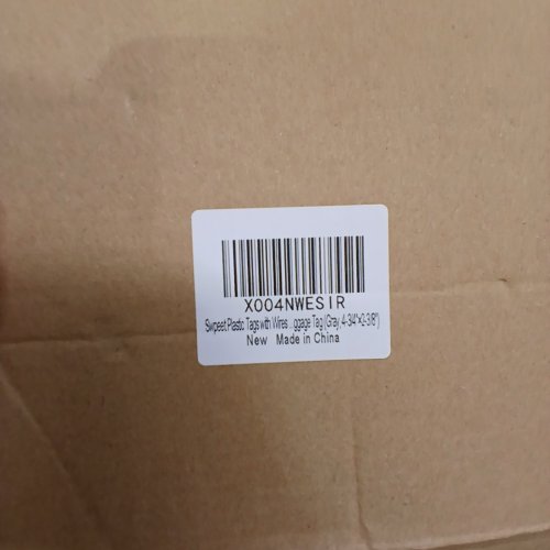 200PC MULTIUSE WATERPROOF TAGS WITH METAL RODS - 4.72" X 2.36" - GRAY image 2