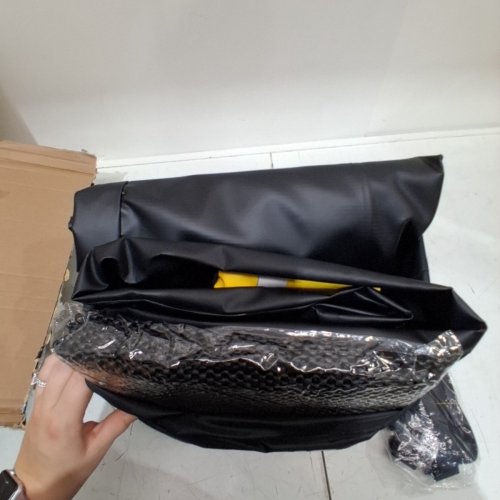 DOPAKA CAR ROOFTOP HEAVY DUTY WATERPROOF CARGO BAG - 15 CU. FT - BLACK (MODEL: DPK-05) image 5