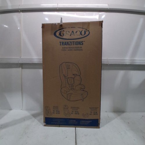 GRACO TRANZITIONS 3-IN-1 HARNESS/HIGHBACK/BACKLESS BOOSTER CAR SEAT - 100LBS MAX/CAP - PROOF/BLACK (MODEL: 2035724) image 5