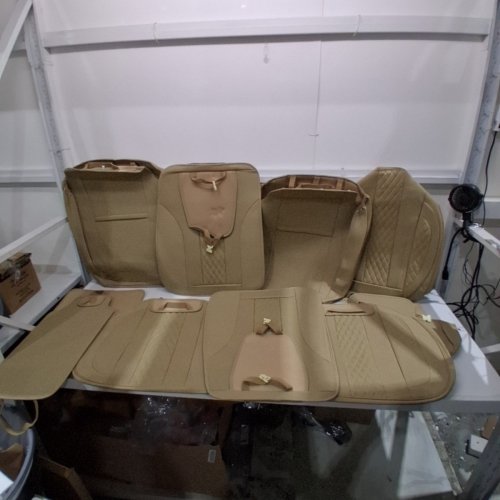 6PC FEINEPRO FRONT SEAT CAR COVERS - FOR MOST SUV, PICK-UP TRUCK - BEIGE image 2