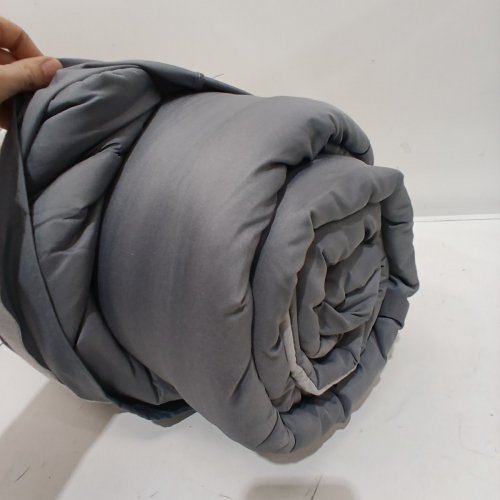 7PC MAINSTAYS BED-IN-A-BAG BEDDING SET - QUEEN 88" X 92" COMFORTER - GRAY image 3