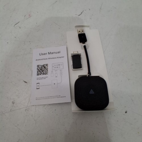ANDROID AUTO WIRELESS ADAPTER WITH USBC ADAPTER - BLACK image 2