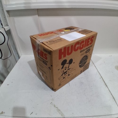 168PK HUGGIES LITTLE MOVERS DIAPERS HUGGFIT WITH 360° WAISTBAND - SIZE 3 image 4
