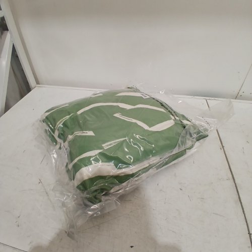 2PK ROOM ESSENTIALS SQUARE DECORATIVE PILLOW - 18" X 18" - SAGE GREEN BRUSHSTROKE image 2