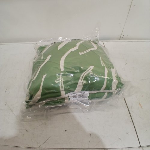 2PK ROOM ESSENTIALS SQUARE DECORATIVE PILLOW - 18" X 18" - SAGE GREEN BRUSHSTROKE image 3