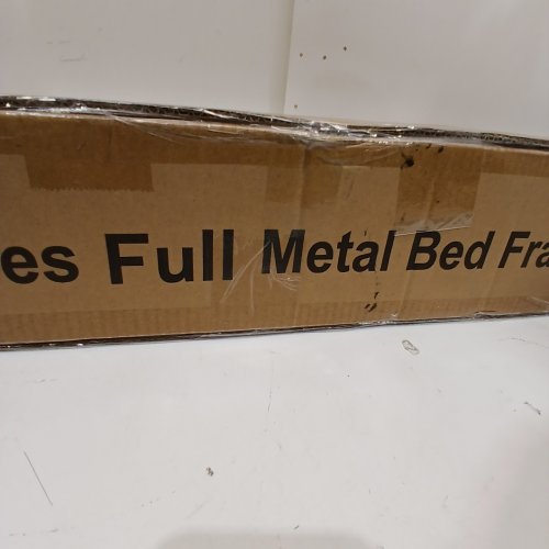 DUMMUP HEAVY DUTY METAL PLATFORM BED FRAME - FULL - BLACK (MODEL: ‎YC-003-F) image 2